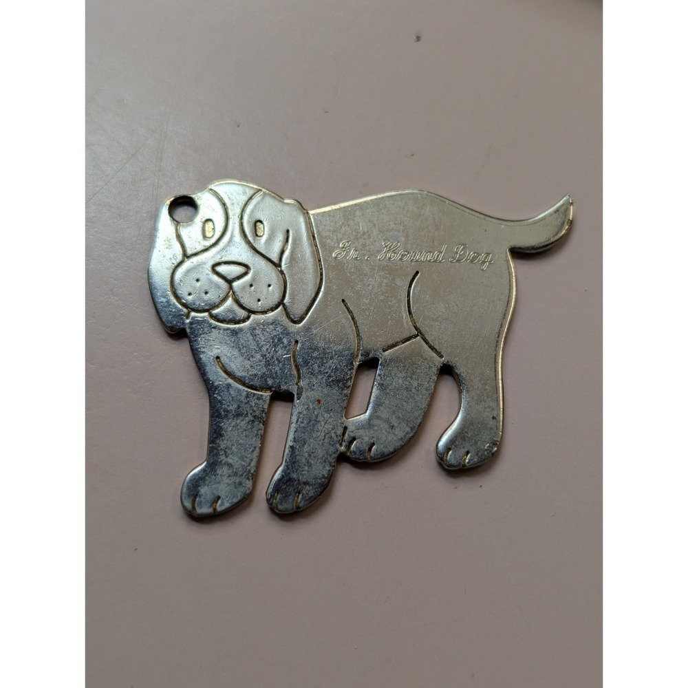 Solid Brass Dog Keychain Fobs Key Chain Dog Keychain Jr hound Dog Jewelry